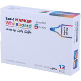 ماژیک وایت برد صدف نوک گرد بسته 12 عددی