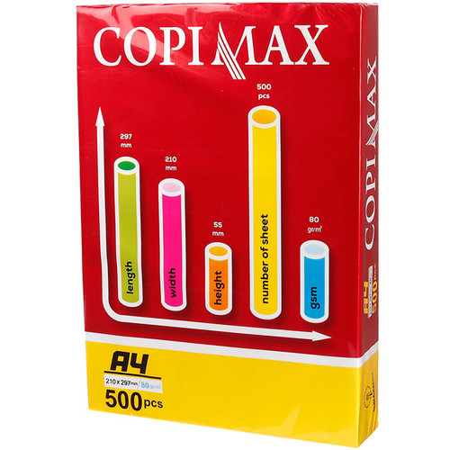 کاغذ A4 کپی مکس نوین کاغذ 80 گرم بسته 500 عددی کد 1