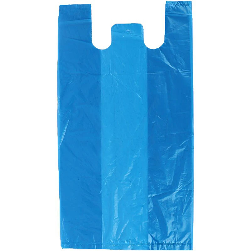 نایلون دسته دار شفاف آبی سایز 65*55 سانتی متر بسته 1 کیلویی
