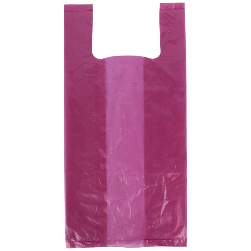 نایلون دسته دار شفاف قرمز سایز 55*45 سانتی متر بسته 1 کیلویی