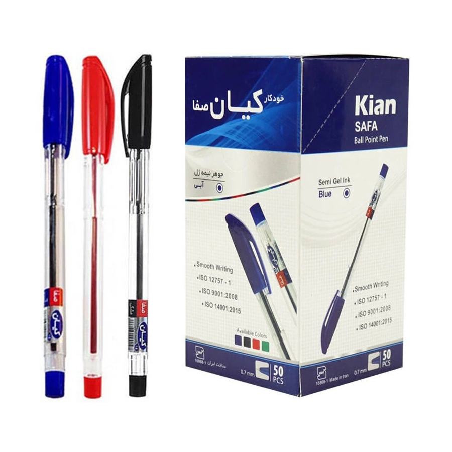 خودکار کیان نوک 0٫7 میلی متر بسته 50 عددی