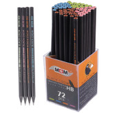 مداد مشکی MGM BLACK CROW بسته 72 عددی