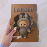 دفتر سیمی 100 برگ طرح لبوبو نوین کو کد N41