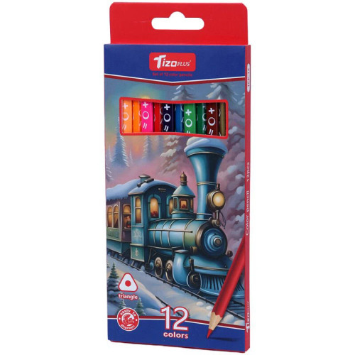 مداد رنگی 12 رنگ تیزو TCP-12
